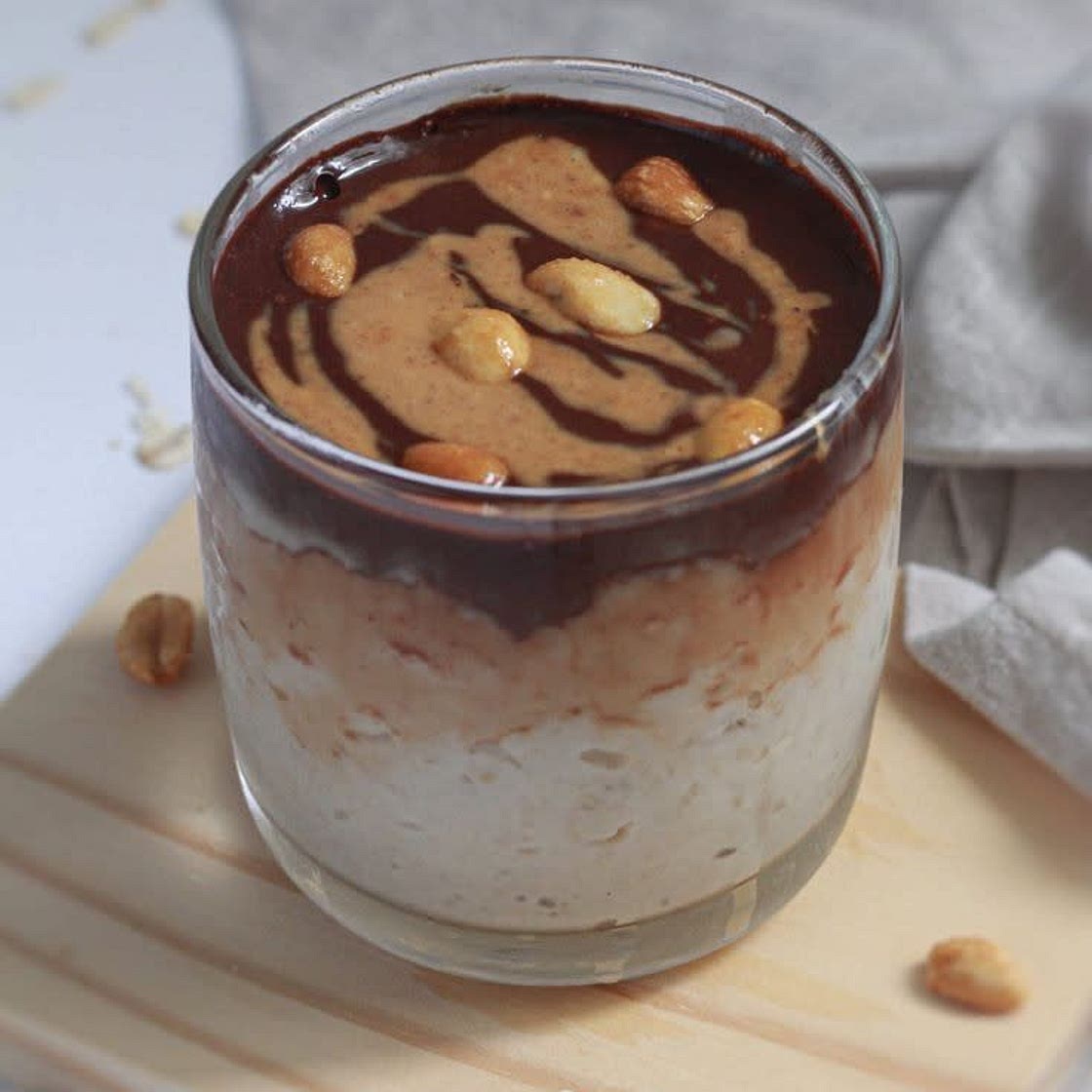 Snickers Overnight Oats