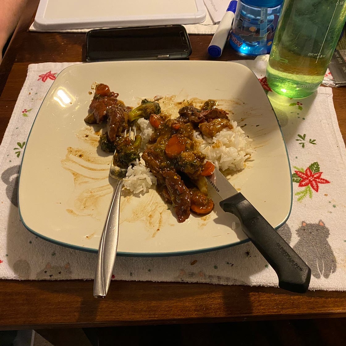 Beef and Rice (no ingredients)
