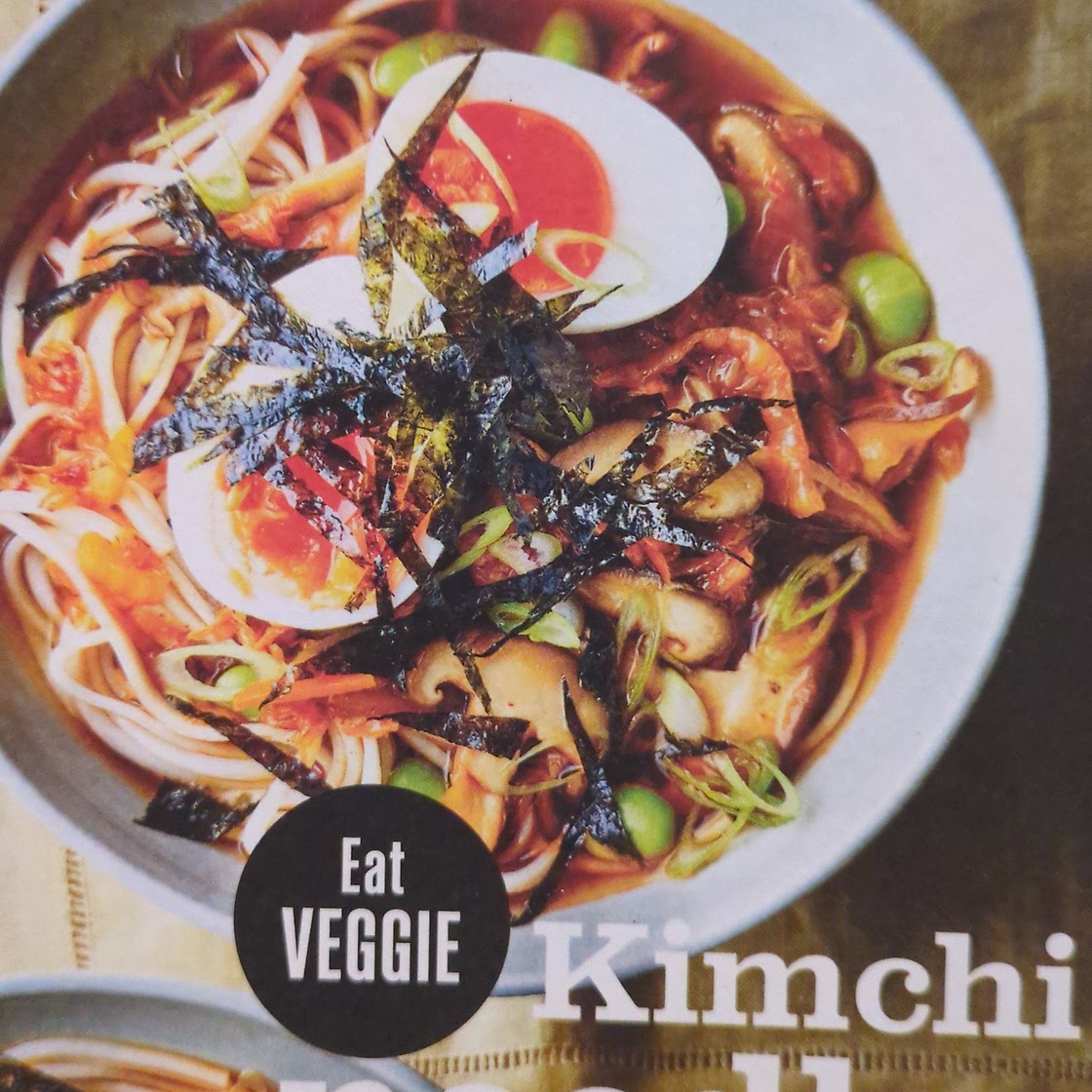 Kimchi noodles