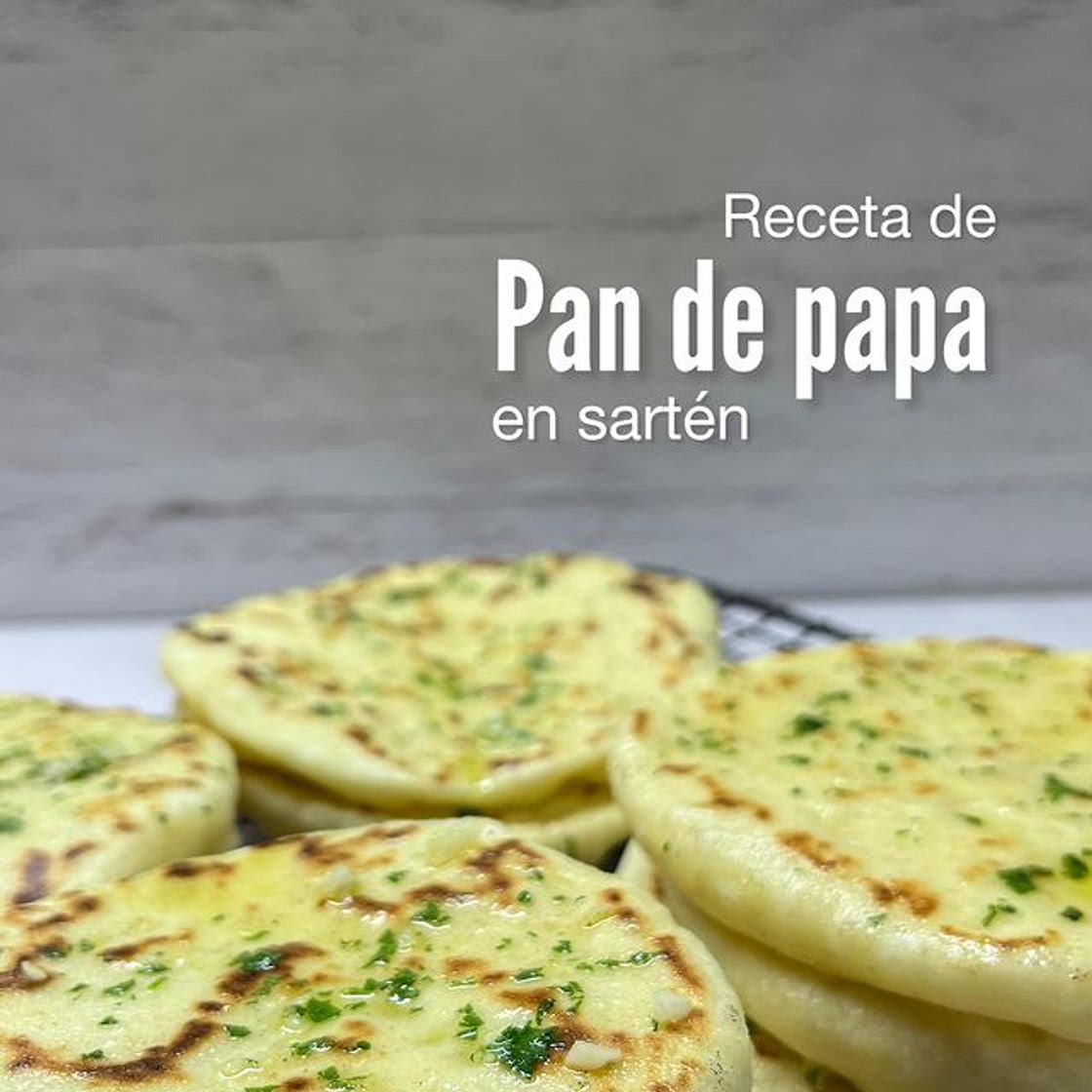 PAN DE PAPA en sartén