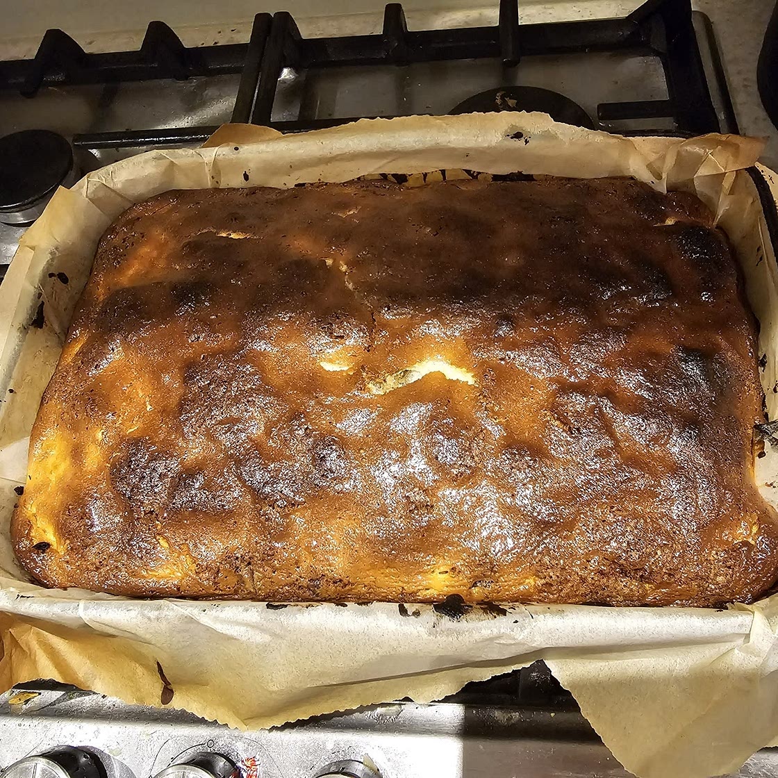 Crème Fraîche Chocolate Chunk Cookie Bars