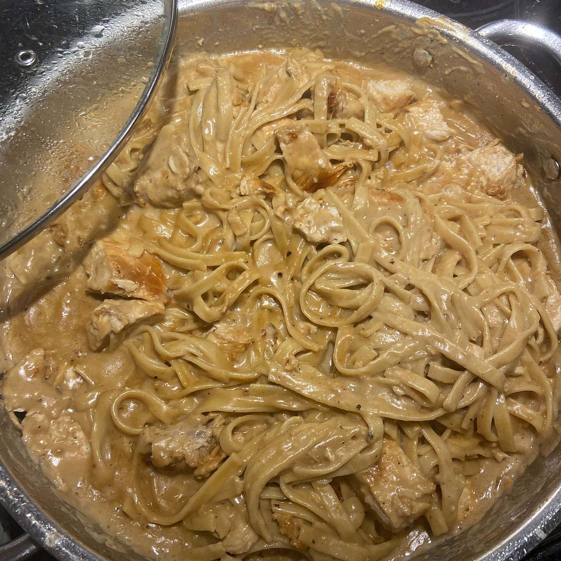 Garlic Parmesan Chicken Pasta