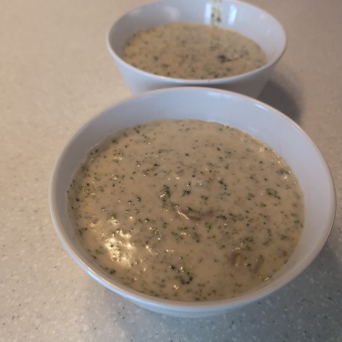 Creamy Broccoli & Mushroom Soup