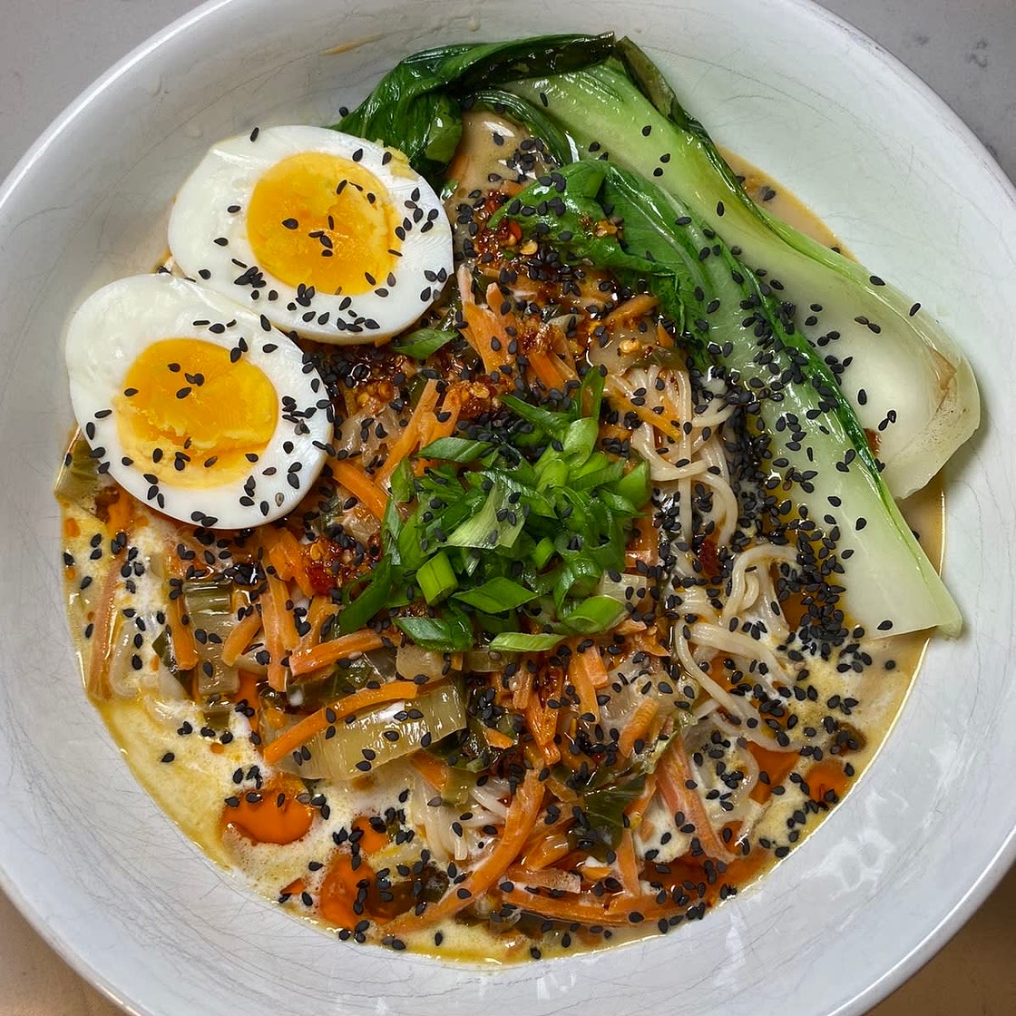 Spicy Curry Ramen Bowl