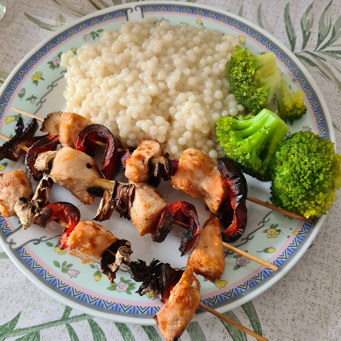 Couscous and Chicken Skewers