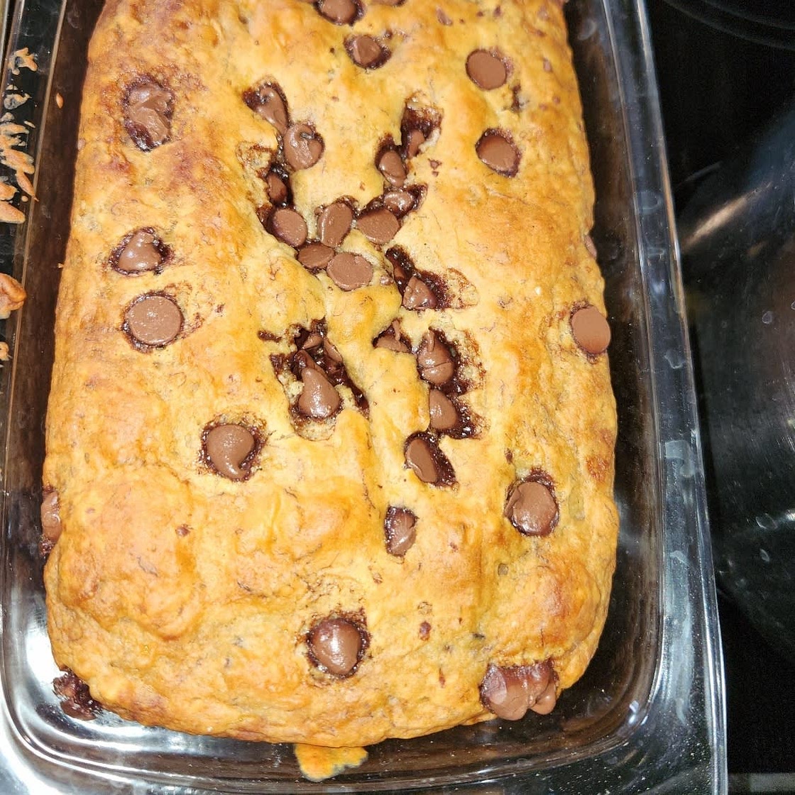 Easy One Bowl Banana Bread