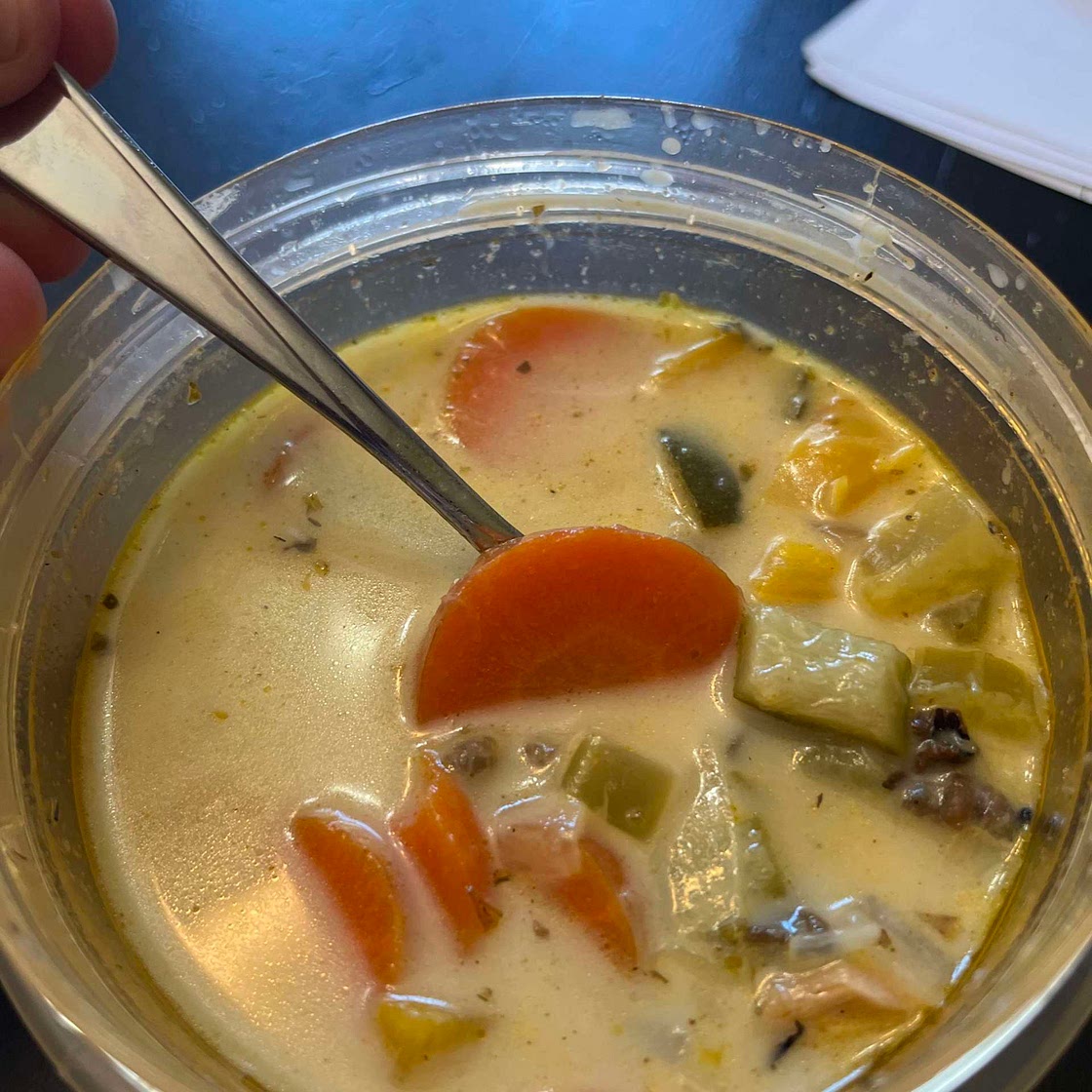 Turkey wild rice soup