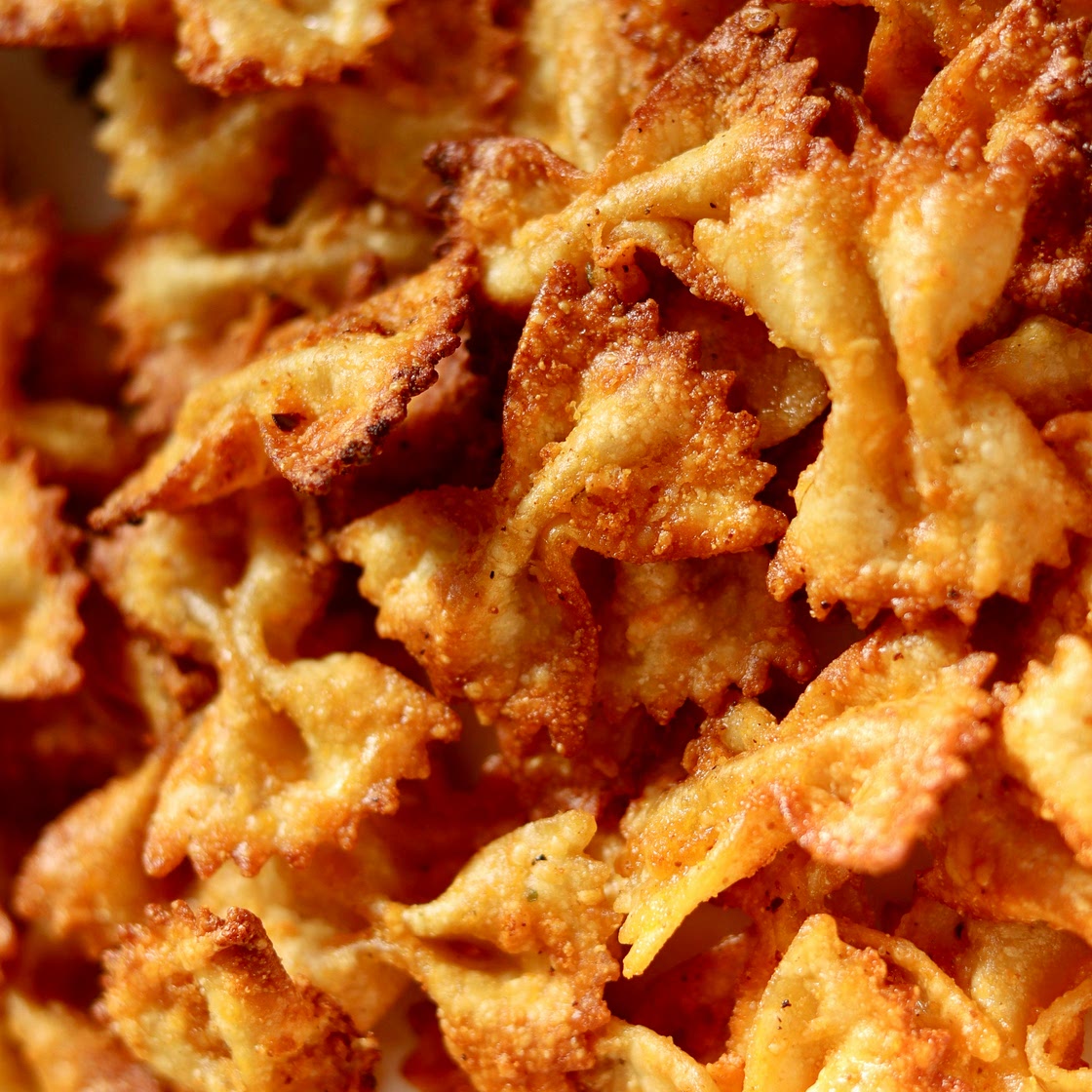 Chili Crunch Pasta Chips
