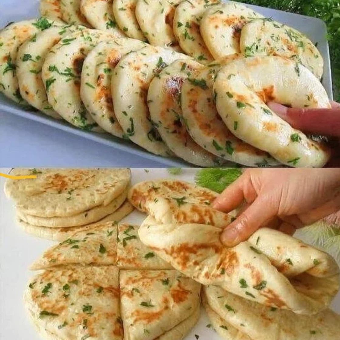Vegan Garlic Flatbread