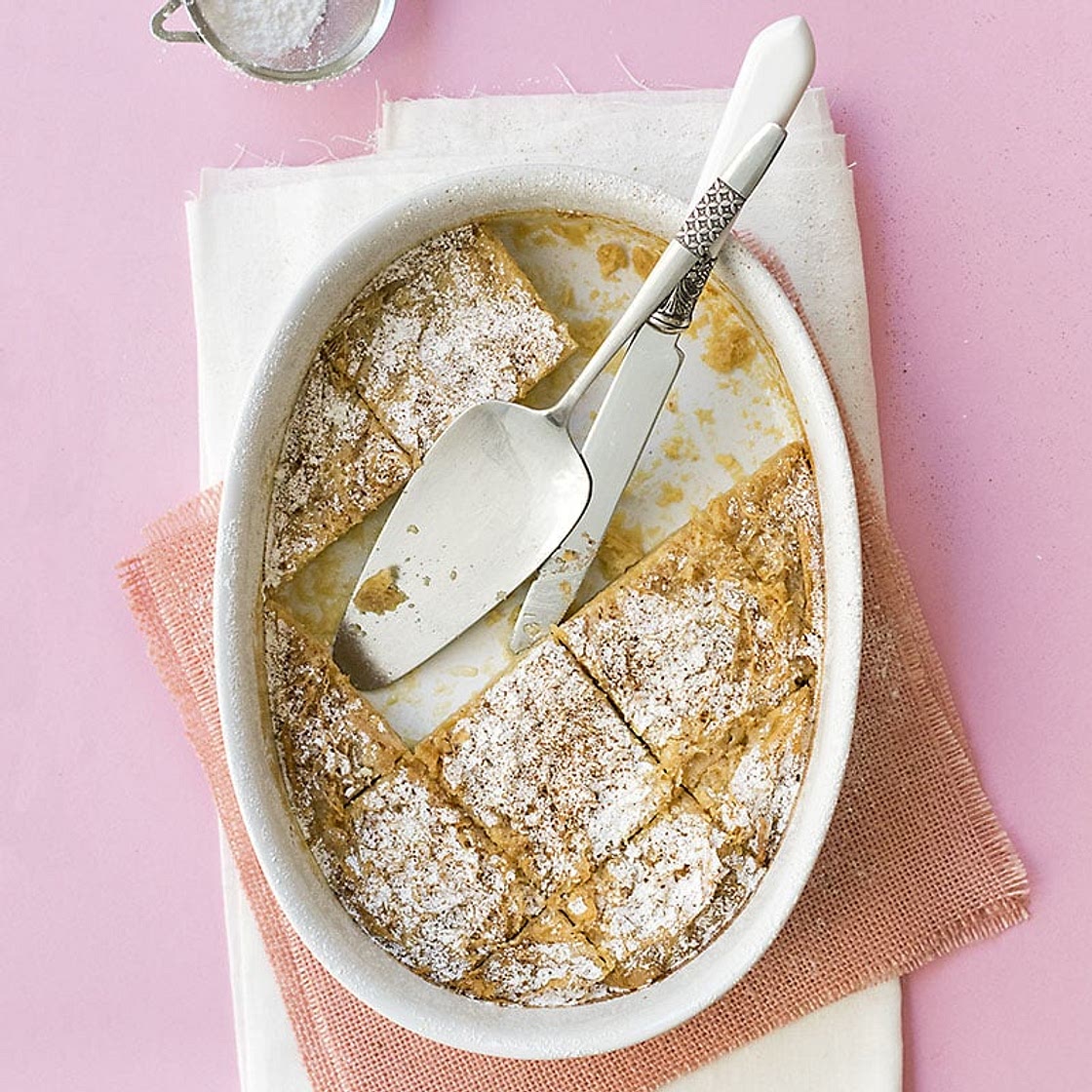 Greek milk pie with phyllo (easy bougatsa)
