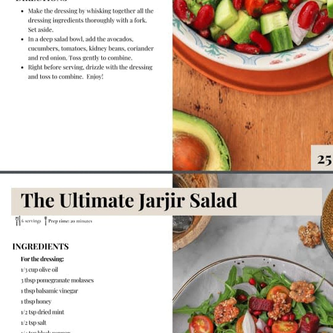 Avocado salad