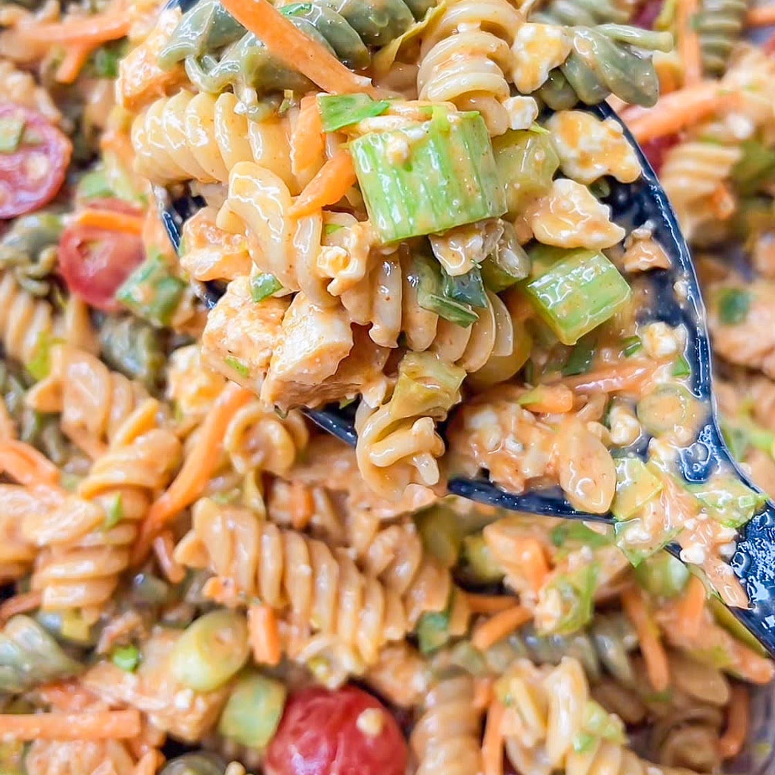 Buffalo Chicken Pasta Salad