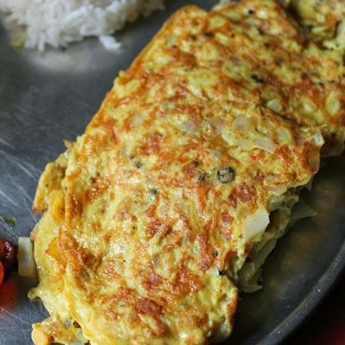 Indian spiced Omelet
