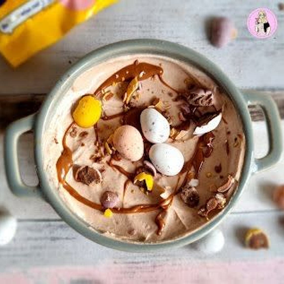 Mini Egg Overnight Oats