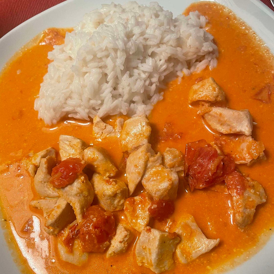 Indisches Hähnchen aus dem Ofen