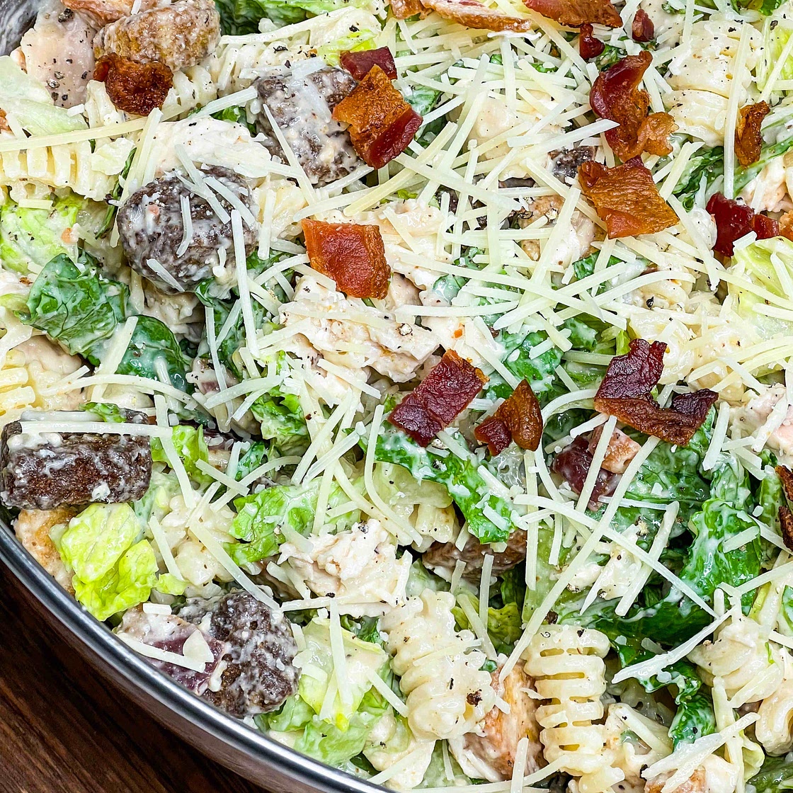 Chicken Caesar Pasta Salad