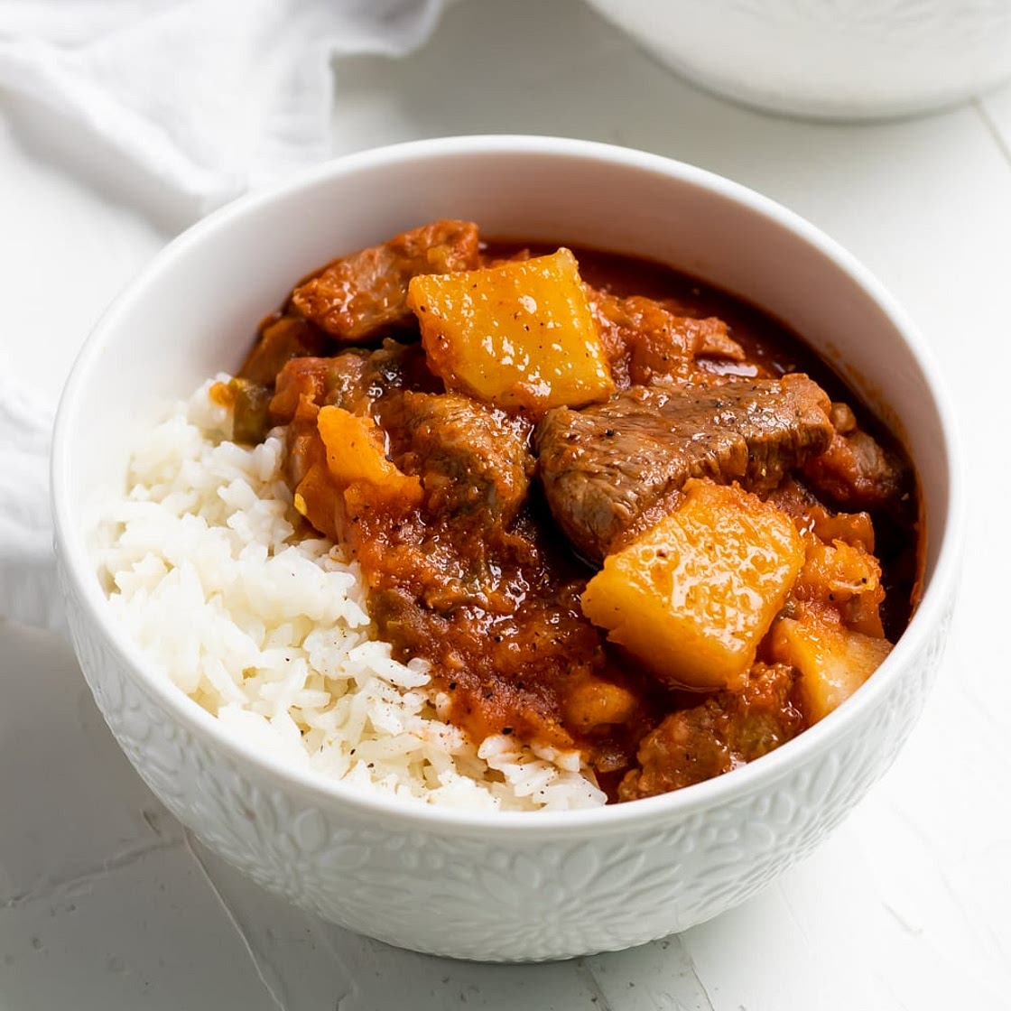 Authentic Cuban Carne con Papas (Beef Stew)