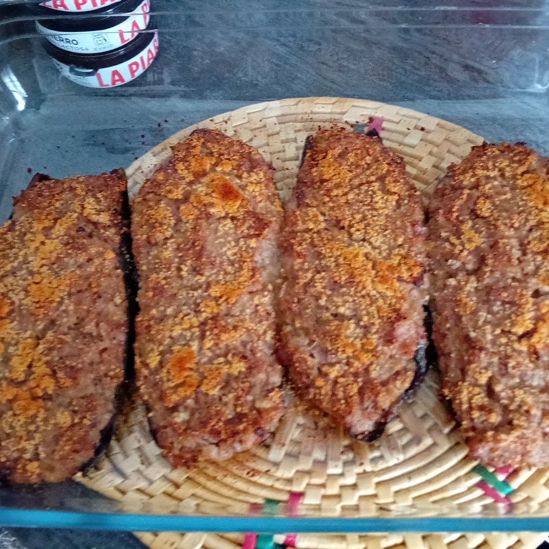 Berenjenas rellenas al horno