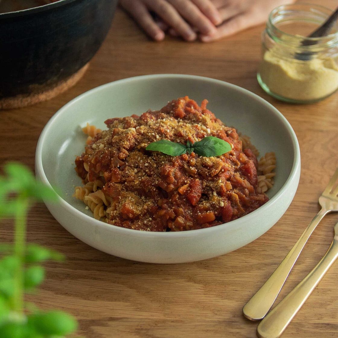 Lentil Ragu Pasta