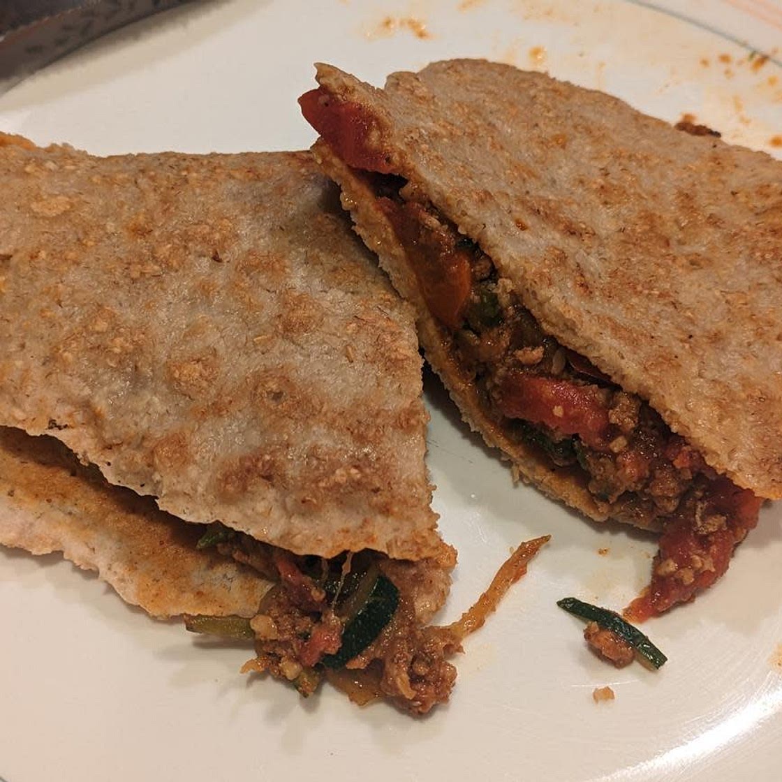 Spaghetti Tacos with Zoodles