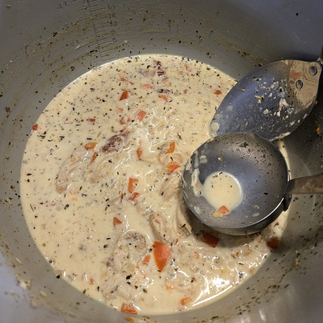 Instant Pot Creamy Chicken Soup
