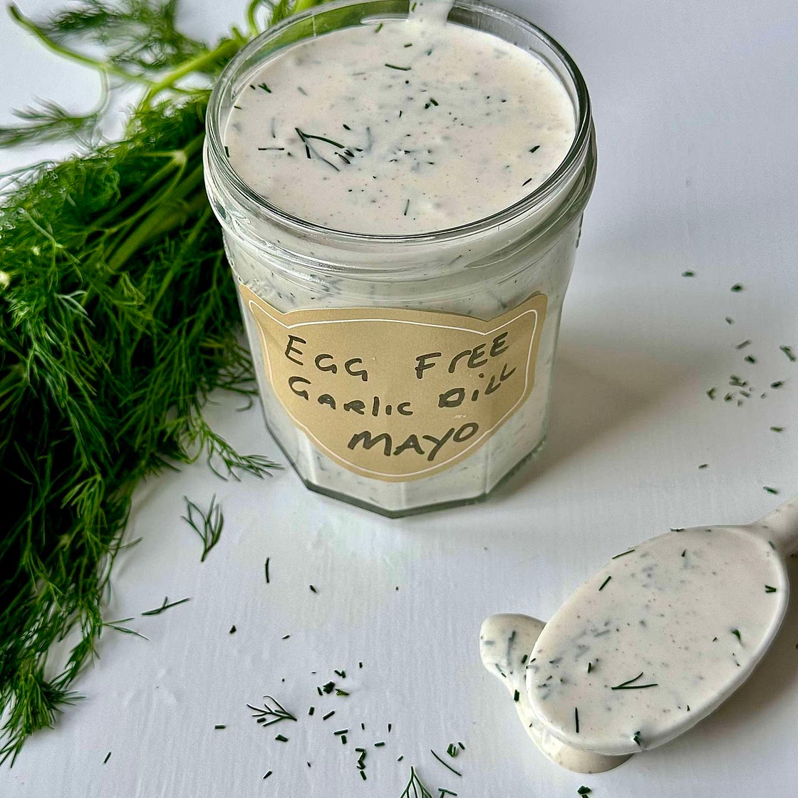 Egg free Garlic Dill Mayo