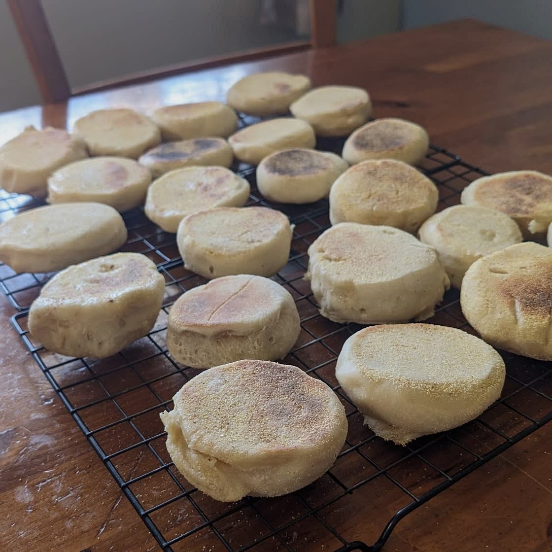 Sourdough English Muffins Recipe