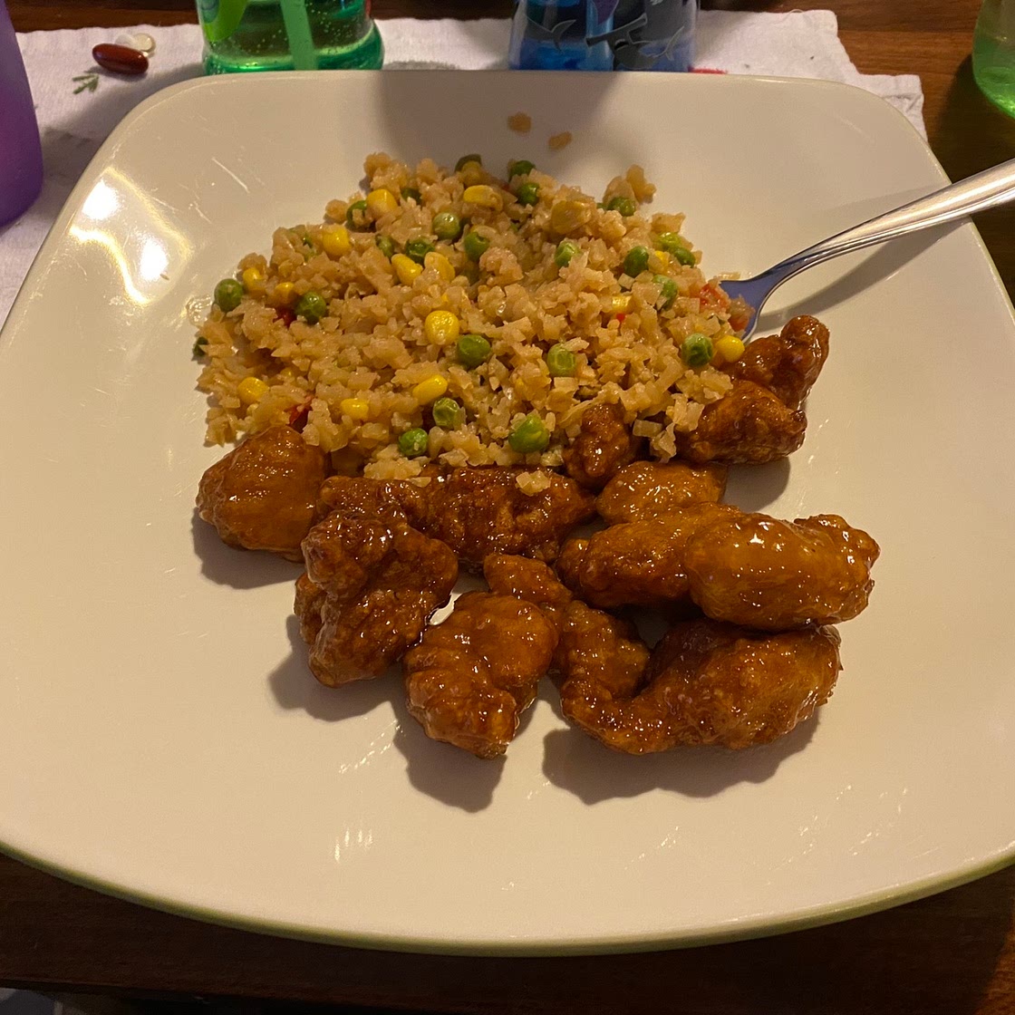 Orange Chicken (no ingredients)