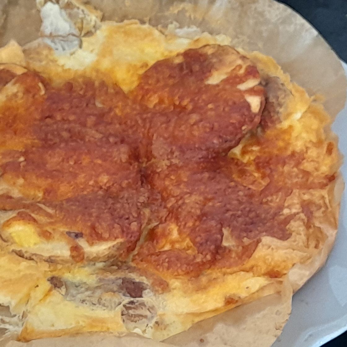 Potato  and cheese  omlette