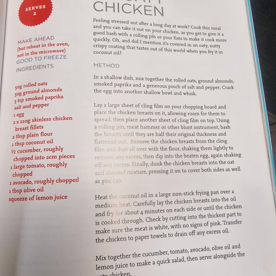 My Oaty Chicken
