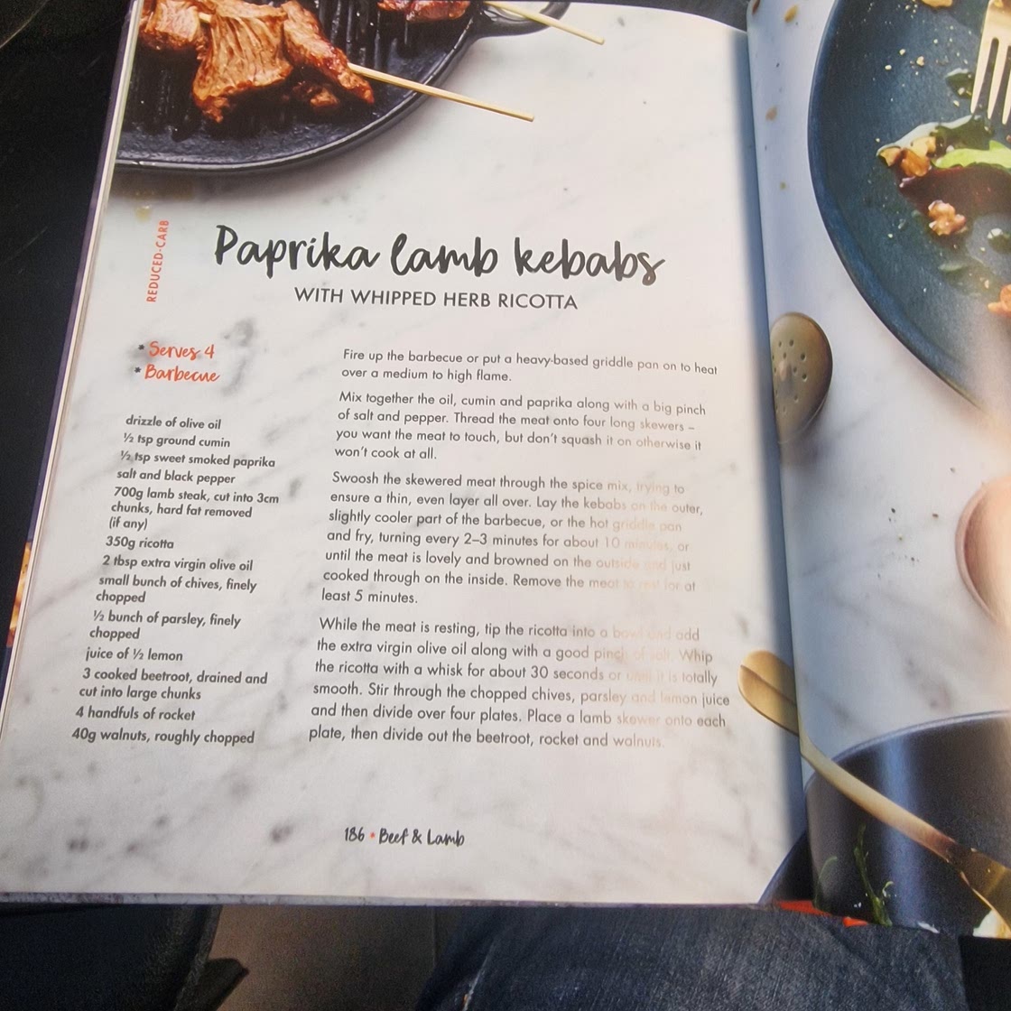 Paprika lamb kebabs