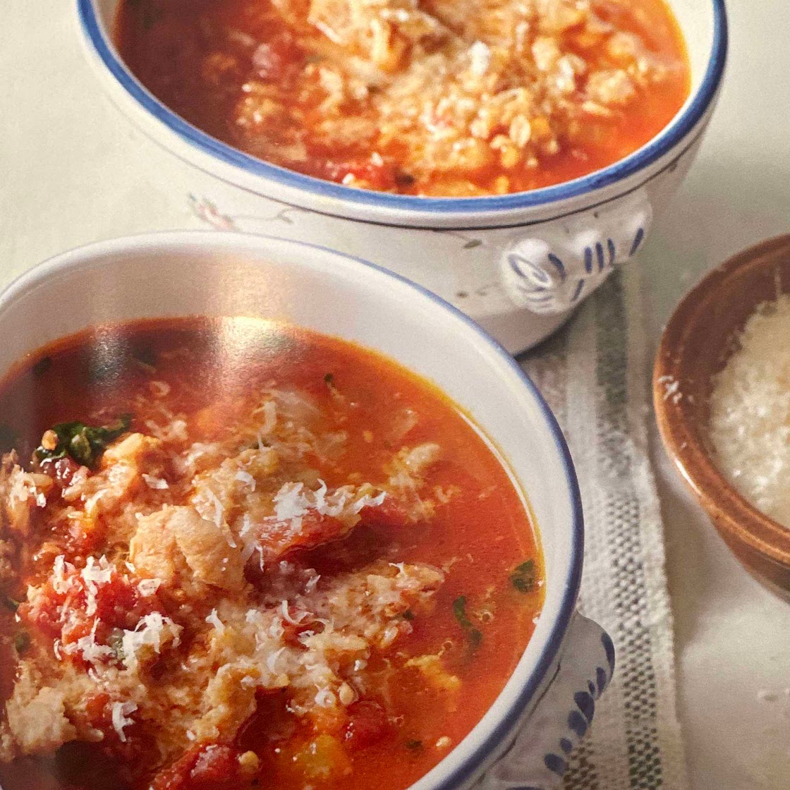 Spicy Sausage and Rice Soup