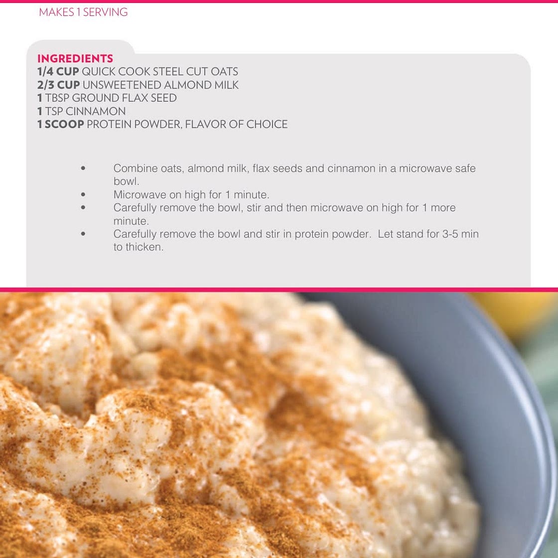 PROTEIN OATMEAL