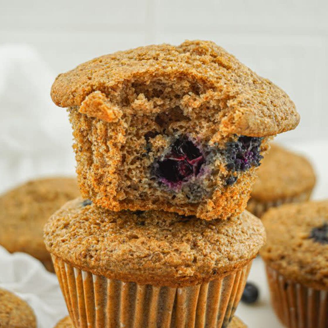 Blueberry Flax Muffins