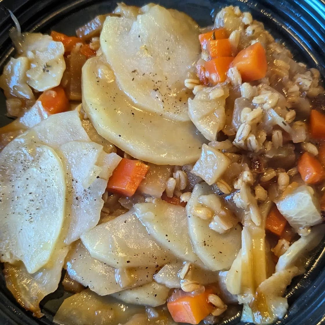Vegetarian Lancashire hotpot