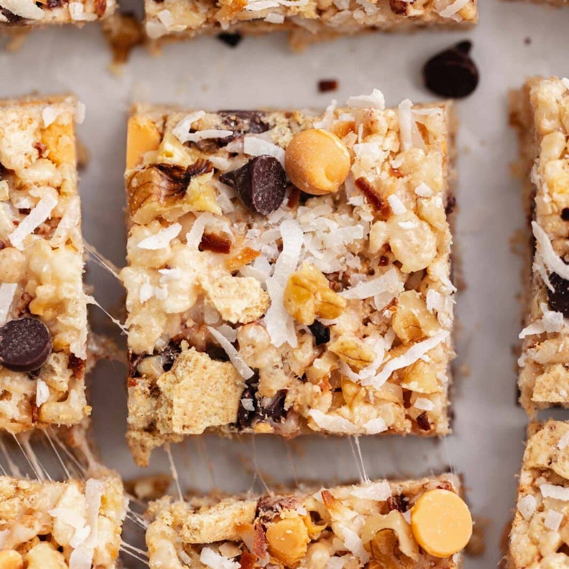 7 Layer Bar Rice Krispie Treats