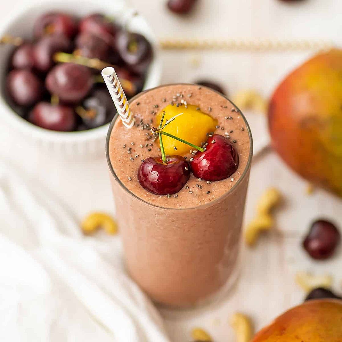 Mango Cherry Smoothie