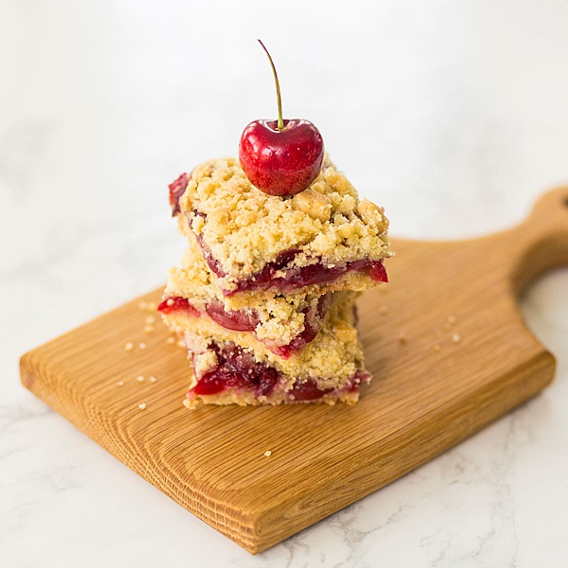 Cherry Pie Crumb Bars