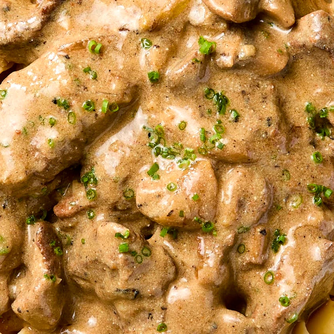 Beef Stroganoff