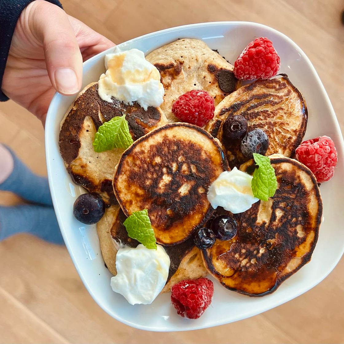 High Protein Pancakes (no protein powder)