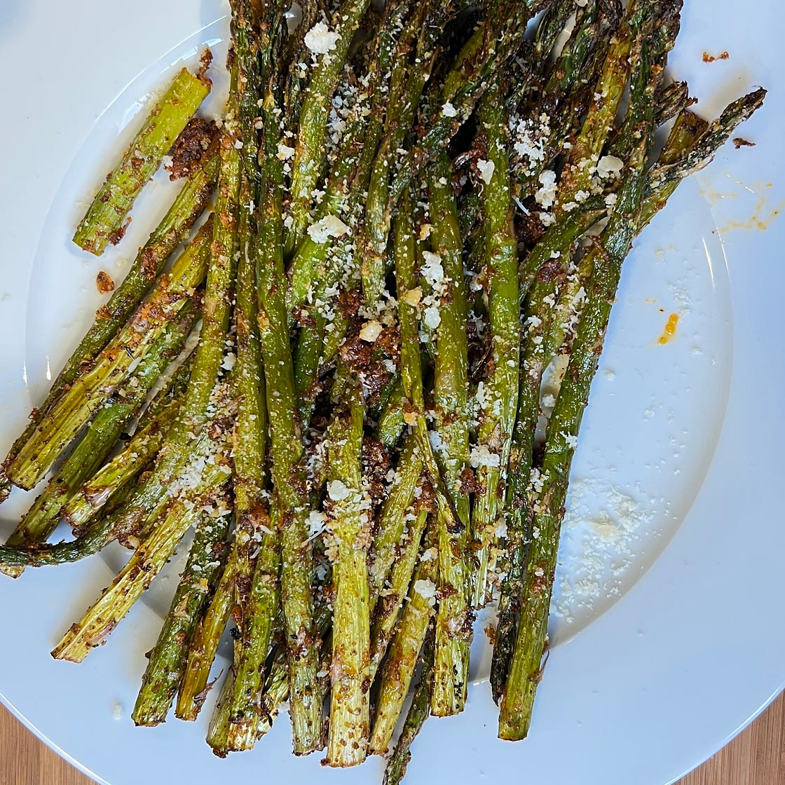 Air Fryer Parmesan Asparagus