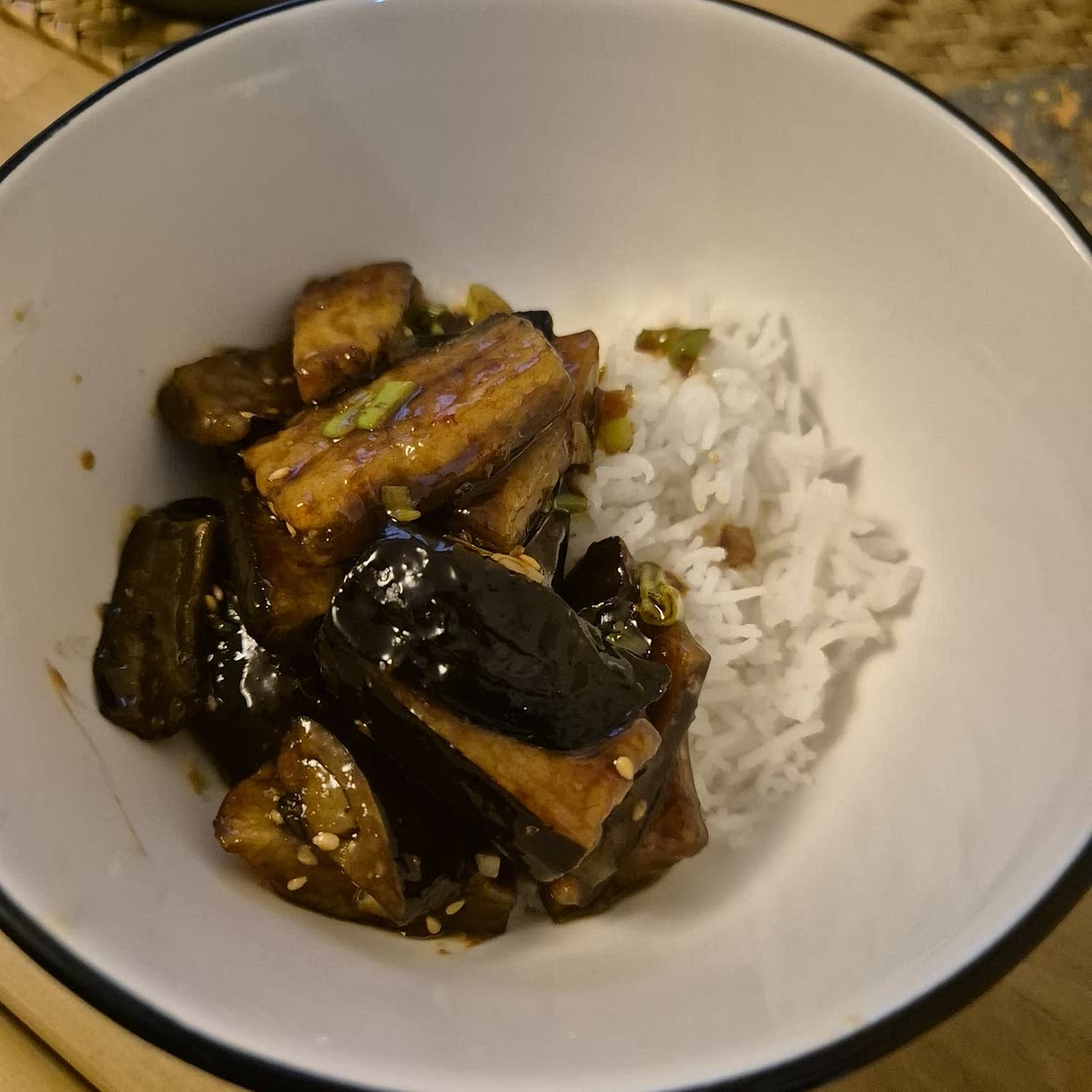 Chinese Eggplants in Chili Garlic sauce