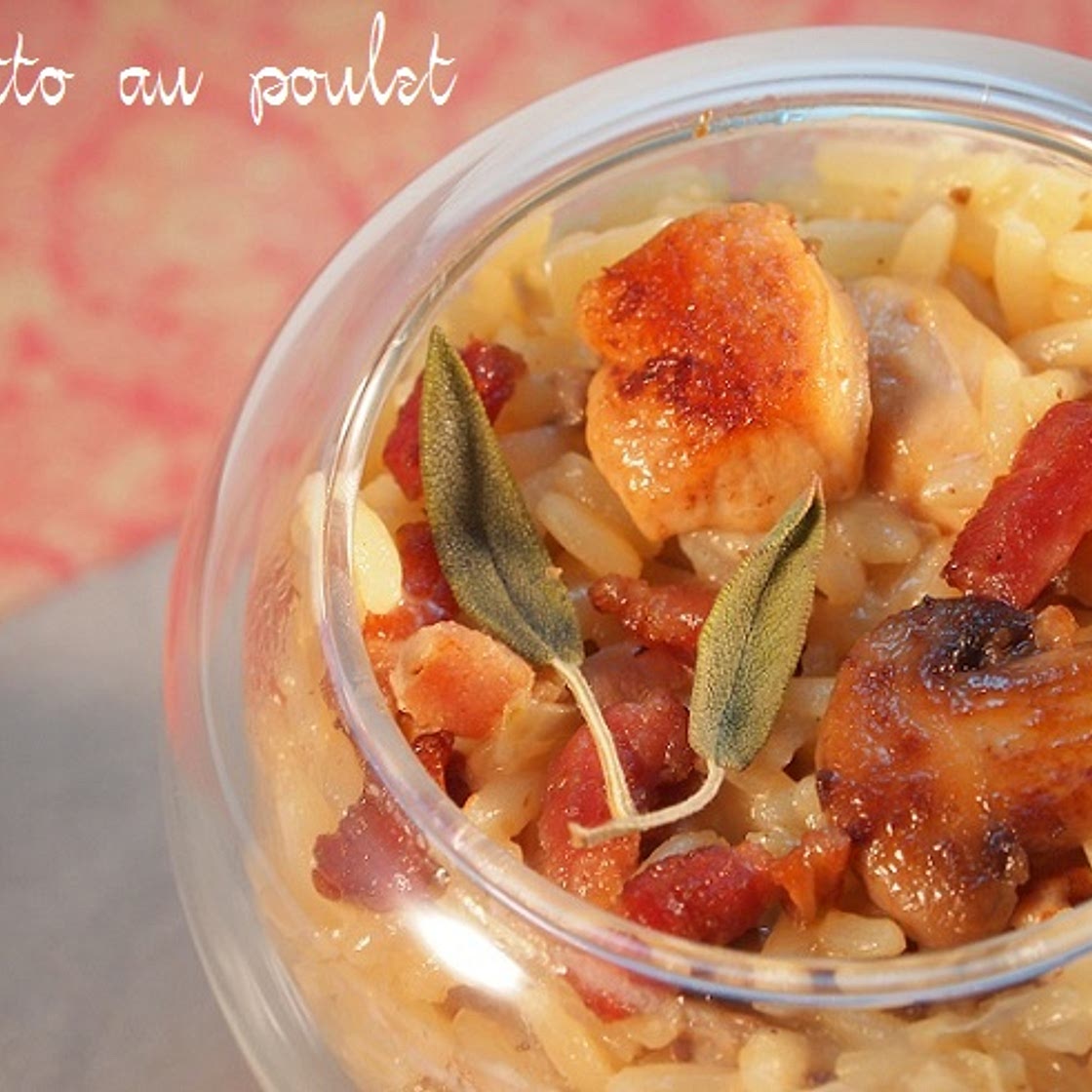 Risotto au poulet ♥ by Confit Banane ♥
