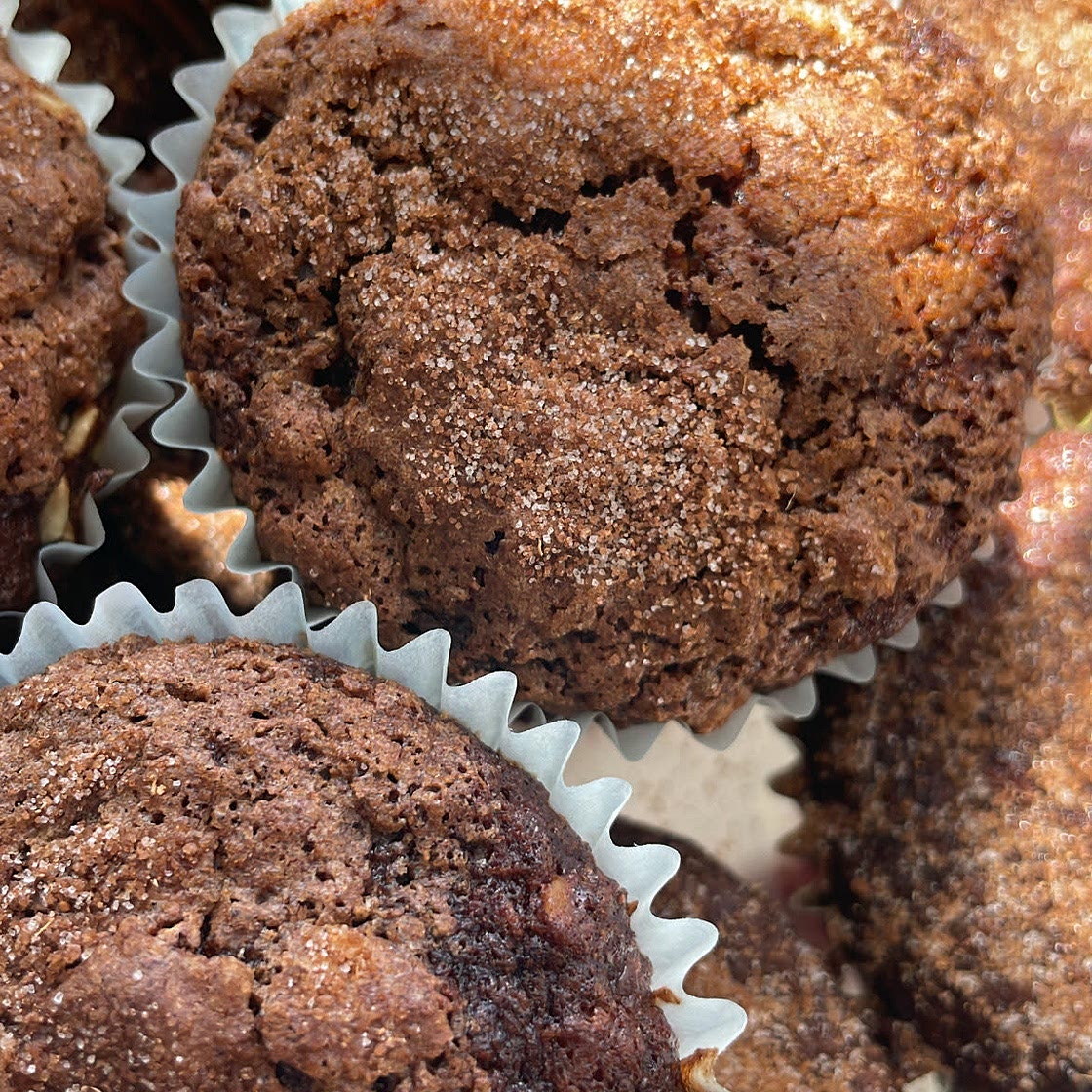 Flax Banana Muffins 