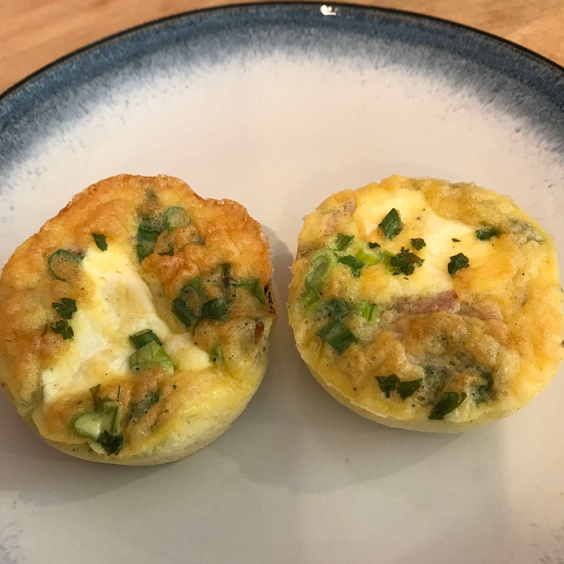 Mostly Egg White Lox muffins