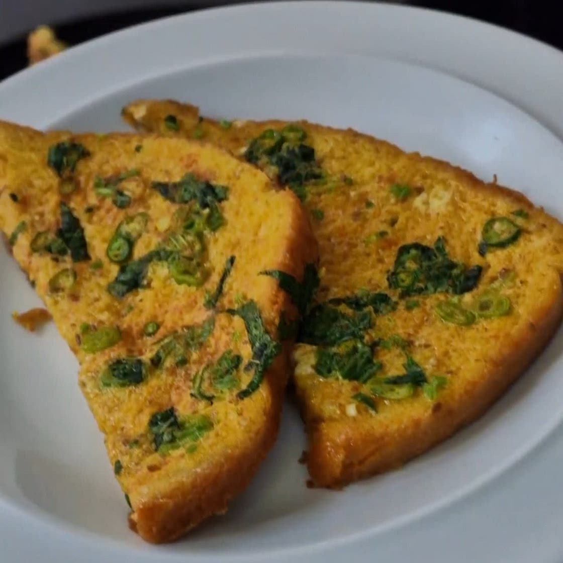 Masala Eggy Bread