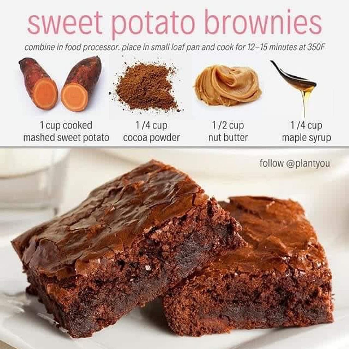 Sweet potato brownies
