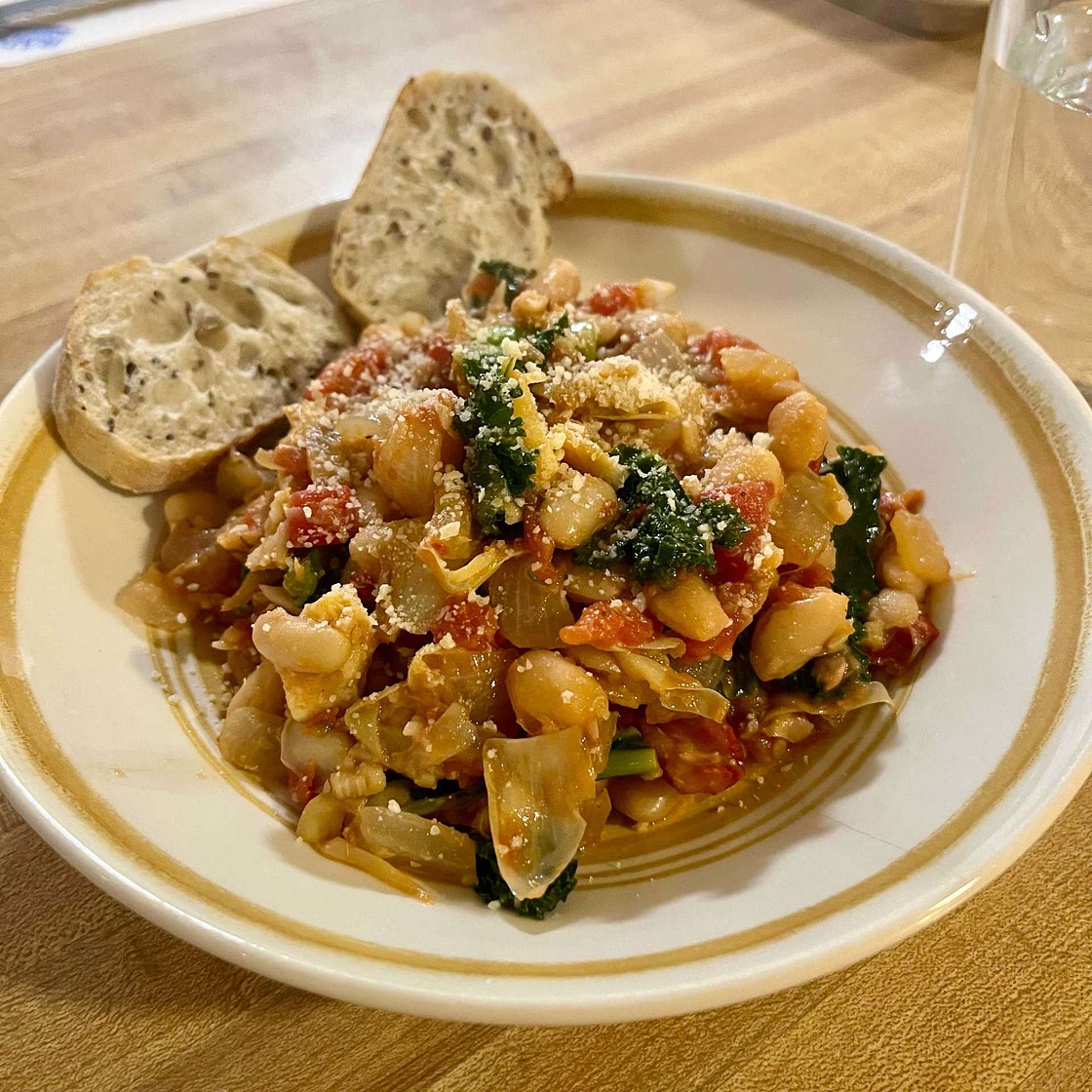 Tuscan White Bean Skillet