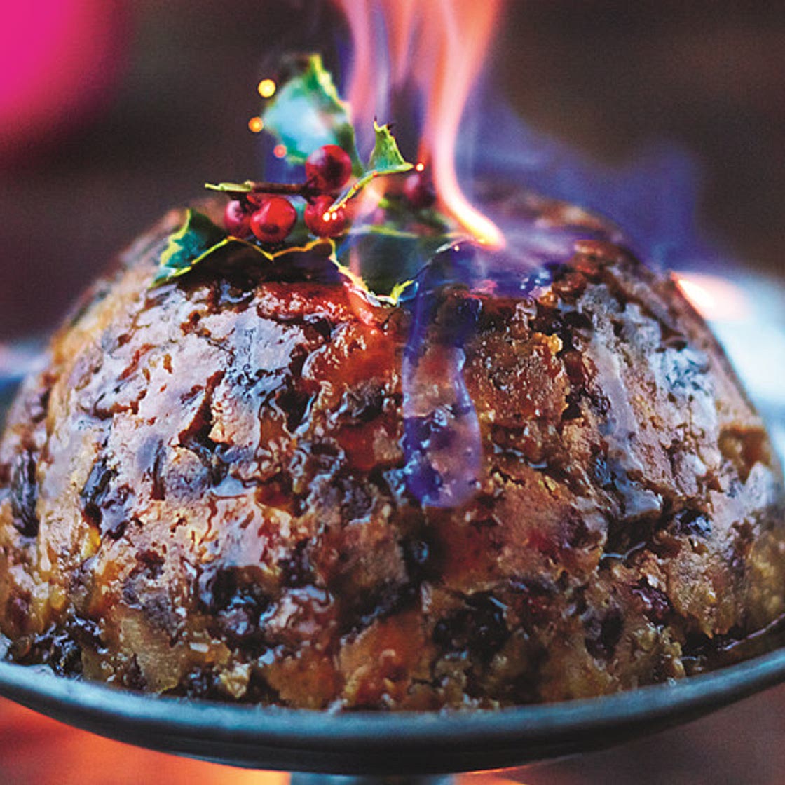 Christmas Pudding Dried Fruit, Pecans, Ginger, Rosemary, Bourbon and Golden Syrup