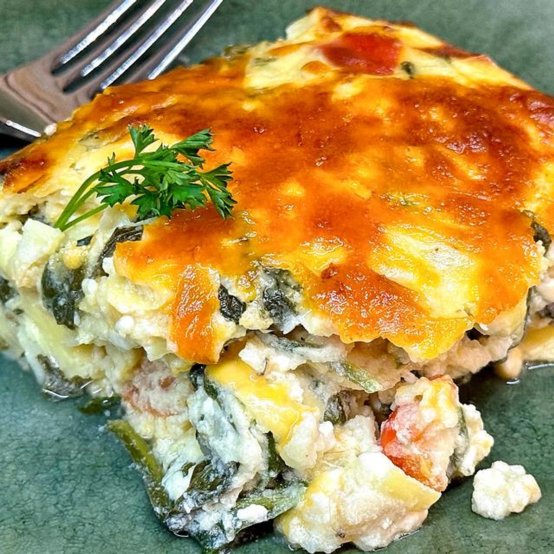 Creamy Spinach Artichoke Mashed Potato Casserole Recipe With a Protein-Rich Secret Ingredient | Casseroles | 30Seconds Food